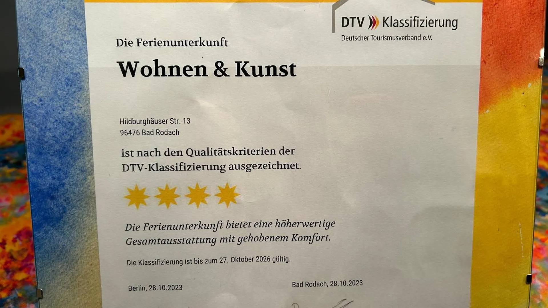 Wohnen & Kunst Apartment Bad Rodach